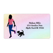 Rainbow Dog Walker/ Pet Sitter Shipping (Vorne)