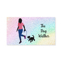 Rainbow Dog Walker/Pet Sitter Visitenkarte