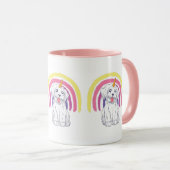 Rainbow Dogicorn Tasse (VorderseiteRechts)