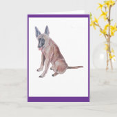Rainbow Dog's Birthday Card Karte (Gelbe Blume)