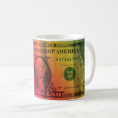 Rainbow-Dollar Kaffeetasse (VorderseiteRechts)