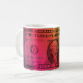 Rainbow-Dollar Kaffeetasse (Vorderseite Links)