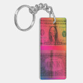 Rainbow-Dollar Schlüsselanhänger (Vorderseite links)