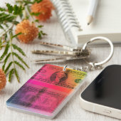 Rainbow-Dollar Schlüsselanhänger (Vorderseite rechts)