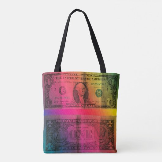 Rainbow-Dollar Tasche (Rückseite)