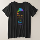 Rainbow Dolphin Inspiration Shirt (Design Rückseite)