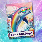 Rainbow Dolphin Seas the Day Girls Zurück in die S Notizblock