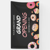 Rainbow Donut Bakery Grand Opening Sale Banner (Vertikal)