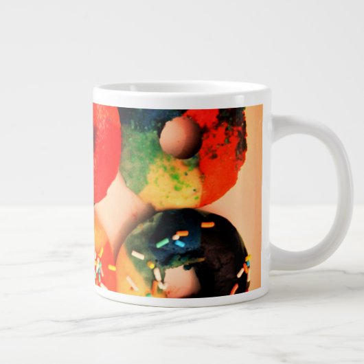 Rainbow Donuts Jumbo-Tasse (Rechts)