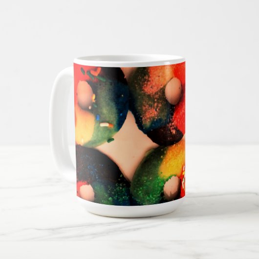 Rainbow Donuts Kaffeetasse (Vorderseite Links)