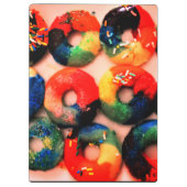 Rainbow Donuts Klemmbrett (Rückseite)