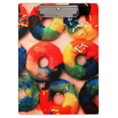 Rainbow Donuts Klemmbrett (Vorderseite)