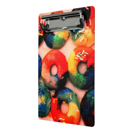 Rainbow Donuts Mini Klemmbrett (Gewinkelt2)