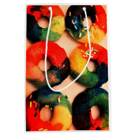 Rainbow Donuts Mittlere Geschenktüte