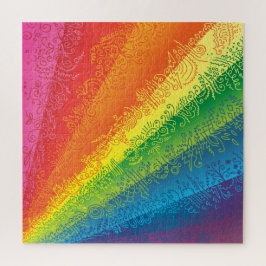 Rainbow Doodle Artwork Puzzle
