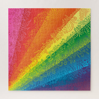 Rainbow Doodle Artwork Puzzle
