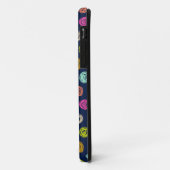 Rainbow Doodle Dot Confetti on Navy Wrapping Paper Case-Mate iPhone Hülle (Hinten/Links)