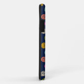 Rainbow Doodle Dot Confetti on Navy Wrapping Paper Case-Mate iPhone Hülle (Hinten/Rechts)