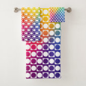 Rainbow Dot Badhandtuch Set (Insitu)