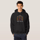 Rainbow Dot Day zeigt, wo es hingeht Hoodie (Vorne ganz)