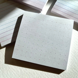 Rainbow Dot Grid Post-It Notes Klebezettel