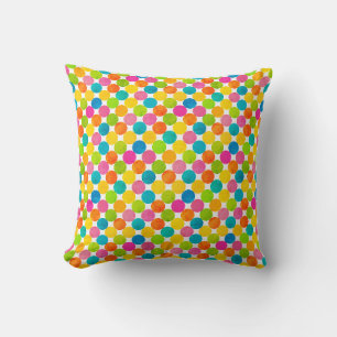 Rainbow Dot Pattern Modernes Kissen