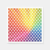Rainbow Dot Serviette (Vorderseite)