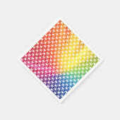 Rainbow Dot Serviette (Ecke)