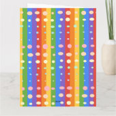 RAINBOW DOT SRIPES KARTE (Rückseite)