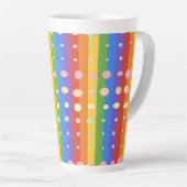 RAINBOW DOT SRIPES MILCHTASSE (Rechte Ecke)