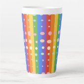 RAINBOW DOT SRIPES MILCHTASSE (Vorderseite)