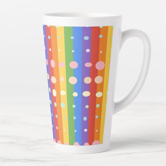 RAINBOW DOT SRIPES MILCHTASSE (Rechts)