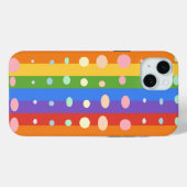 RAINBOW DOT STRIPES Case-Mate iPhone HÜLLE (Rückseite (Horizontal))