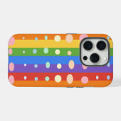 RAINBOW DOT STRIPES iPhone HÜLLE (Rückseite (Horizontal))