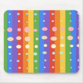 RAINBOW DOT STRIPES MOUSEPAD (Vorne)