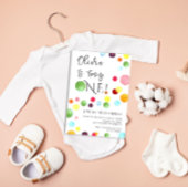 Rainbow Dots Einladung zum Geburtstag