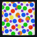 Rainbow Dots farbenfrohe Bandana für Leute und Hau Halstuch<br><div class="desc">Rainbow Dots farbenfrohe Bandana für Leute und Haustiere</div>