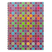 Rainbow Dots Journal Notizblock (Vorderseite)