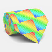 Rainbow Dots Krawatte (Gerollt)