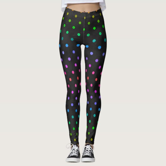 RAINBOW DOTS LEGGINGS (Vorderseite)