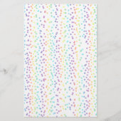 Rainbow Dots Muster Artisan Soap Wraps (Vorderseite)