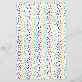 Rainbow Dots Muster Artisan Soap Wraps (Rückseite)