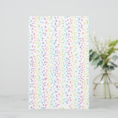 Rainbow Dots Muster Artisan Soap Wraps (Stehend Vorderseite)
