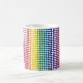 Rainbow Dots Muster Kaffeetasse (Mittel)