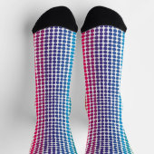 Rainbow Dots Muster Socken (Oben)
