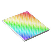 Rainbow Dots Notizblock (angewinkelt)