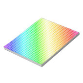 Rainbow Dots Notizblock (Rotiert)