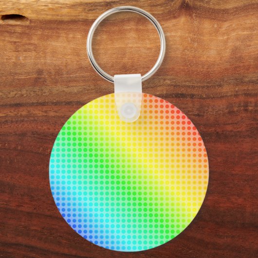 Rainbow Dots Schlüsselanhänger (Vorderseite)