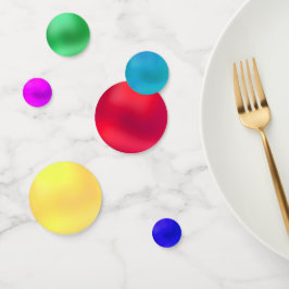 Rainbow Dots Table Confetti Konfetti