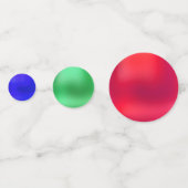 Rainbow Dots Table Confetti Konfetti (Vorderseiten)